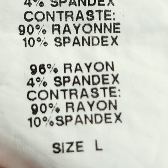 Wyatt Collection Red & Navy Striped Long Sleeve Top Size Large - Picture 8 of 9